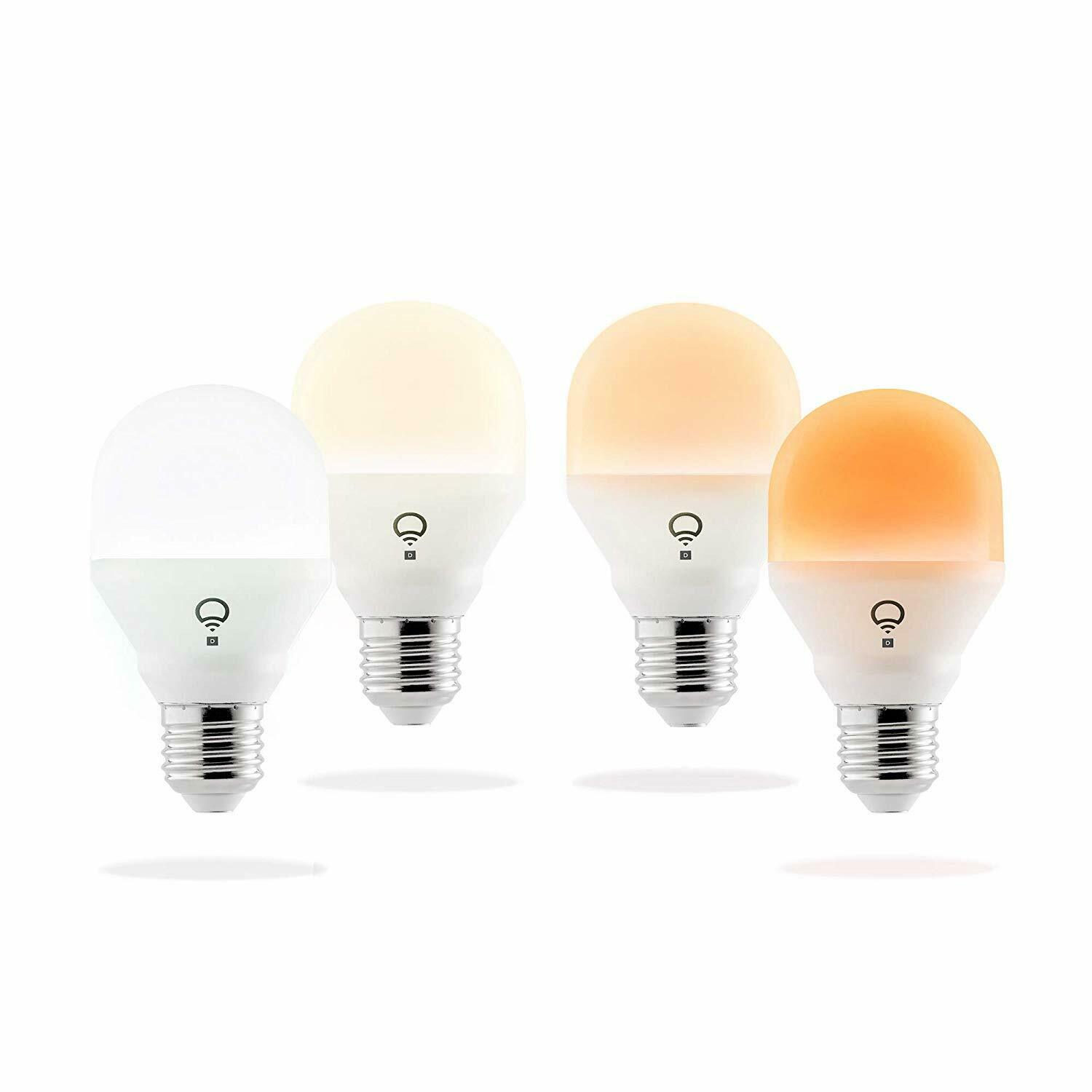 Lifx Mini Day & Dusk (a19) Wi-fi Led Bulb, Dimmable, No Hub Required, 4 Pack