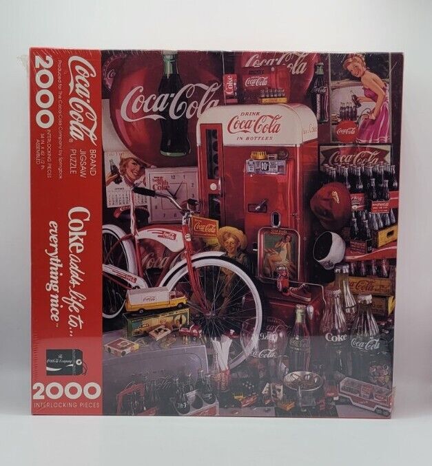 Springbok Coca Cola Jigsaw Puzzle 2000 Piece Girls Brand New Sealed