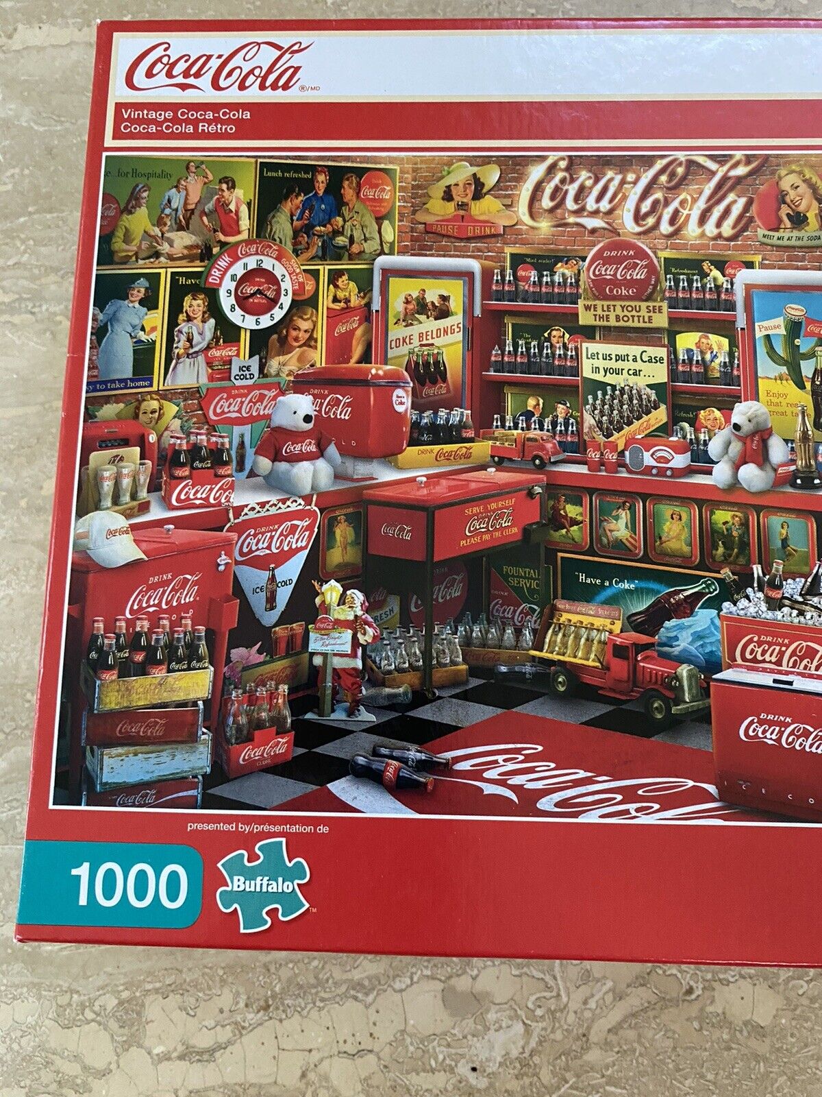 New Vintage Coca Cola Retro Puzzle 1000