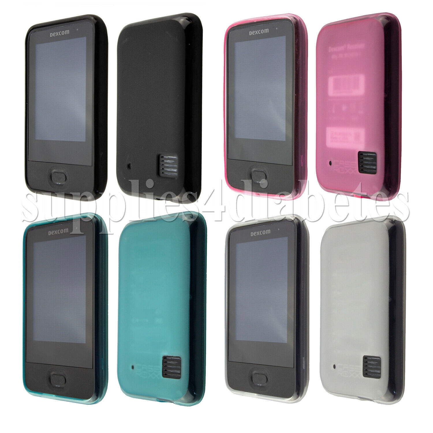Dexcom G6 Receiver Tpu Case - Black, Blue, Pink, White-clear - New !!!!