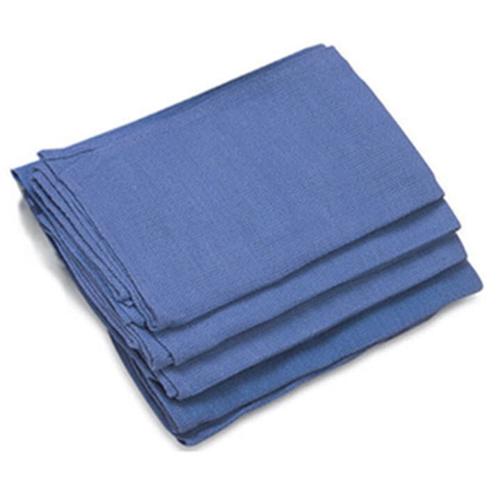 50 Pieces-new Blue Glass Cleaning Shop Towels/huck/ Surgical/ Detailing Towels