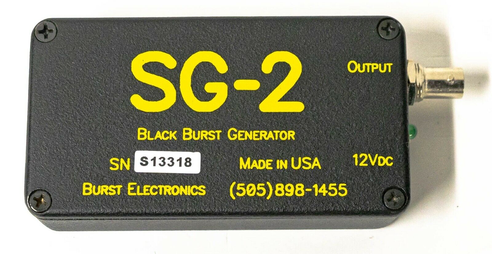 Burst Sg-2 Ntsc Composite Black Burst Generator