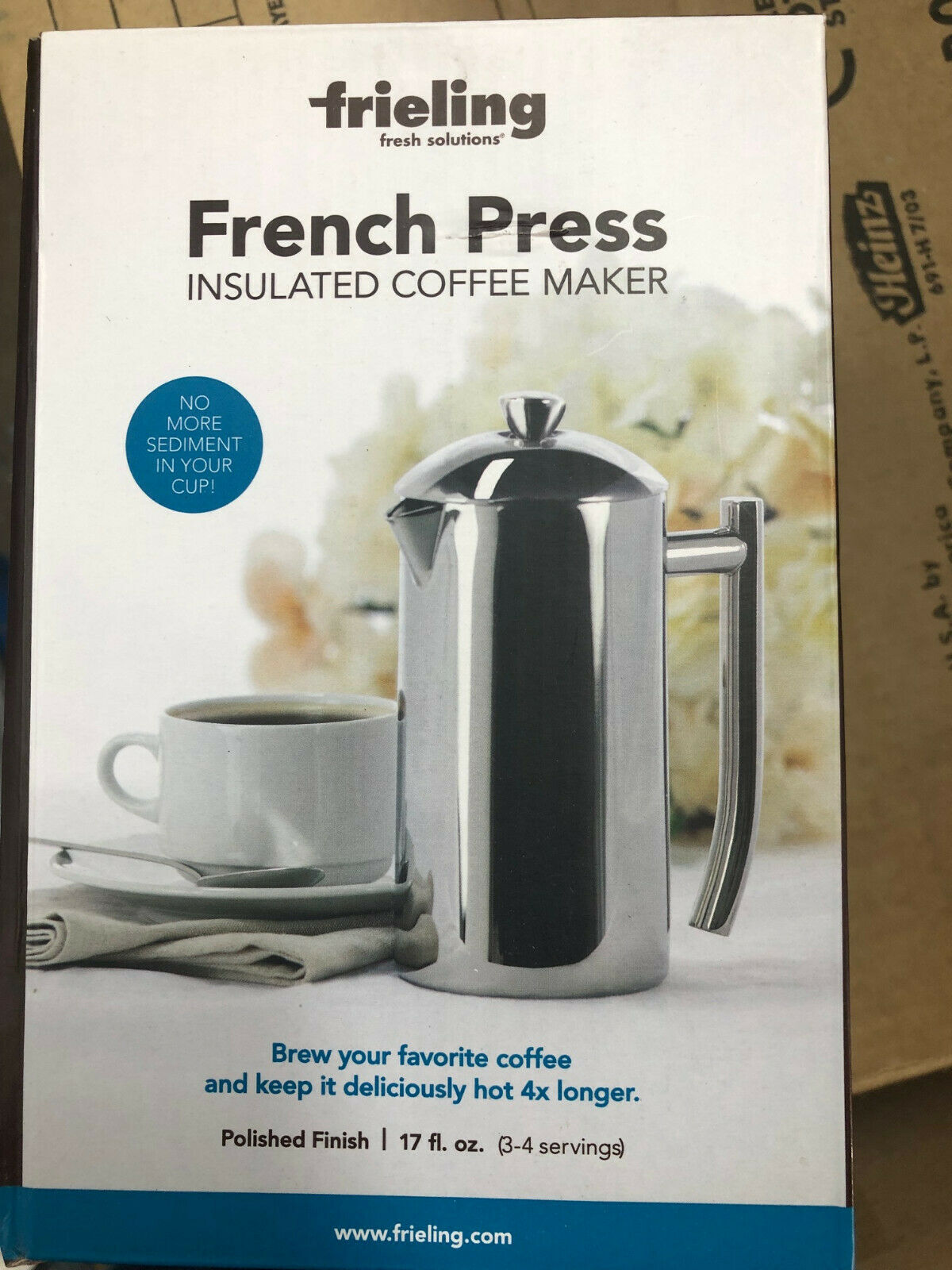 Frieling Stainless Steel French Press Coffee / Tea Maker 17 Oz # 0102  New