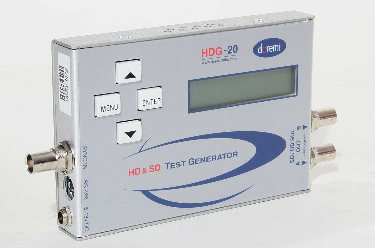 Doremi-dolby Hdg-20 Hd Test Signal Generator + Audio Hd-sdi Test Patterns