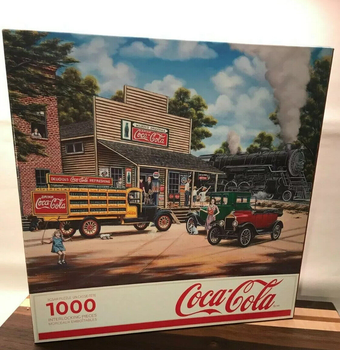 Coca-cola Jigsaw Puzzle 1000 Pc Springbok 'todos A Bordo' 2011