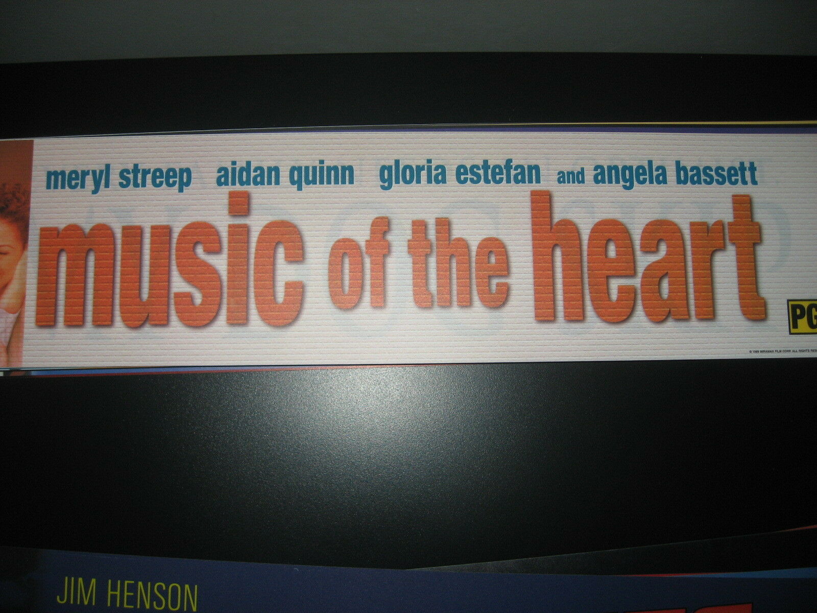 Theater Marquee Mylar Music Of The Heart