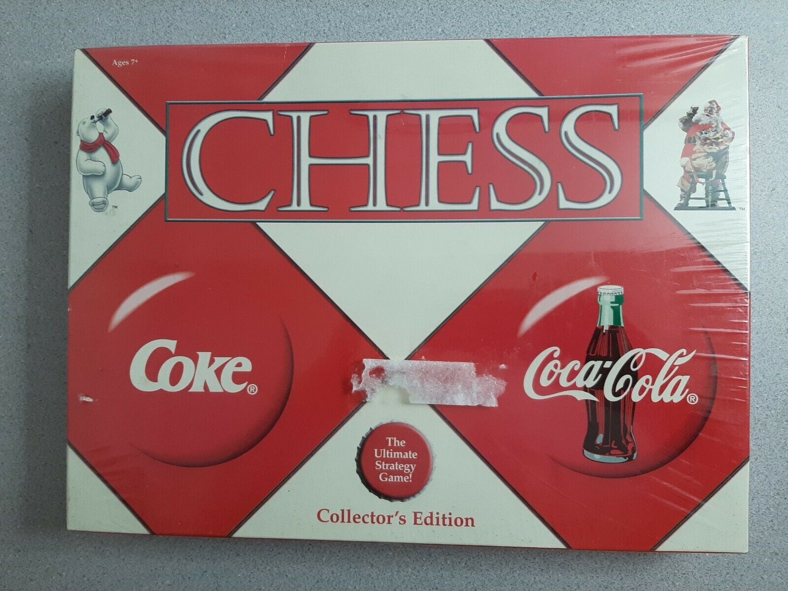 Coca Cola Coke Chess Set Game Collector's Edition 2002 Holiday Christmas Sealed