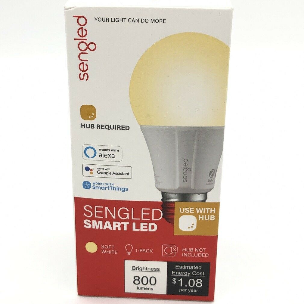 A19 Smart Light Bulb Dimmable 800lm Soft White 2700k 9w (60w Equivalent) 120v